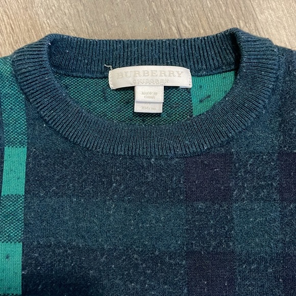 Burberry 4Y Redbury Check Sweater - Picture 2 of 5